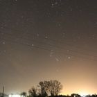 Nachtlandschaft mit Orion und Stier