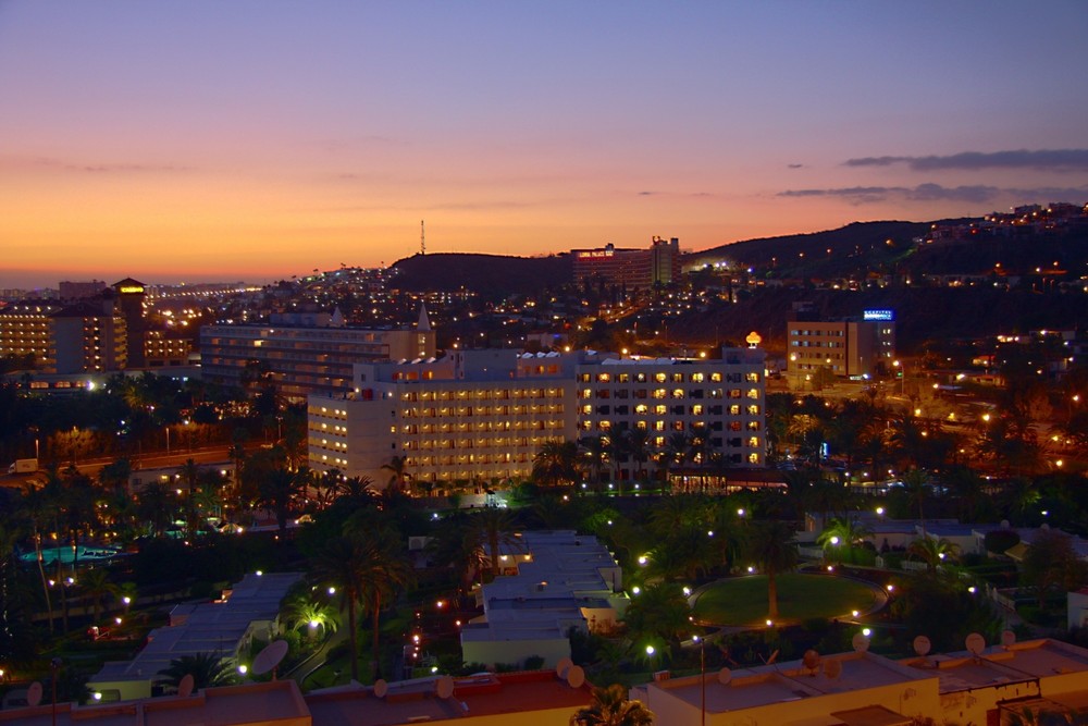 Nachtlandschaft San Agustin - Gran Canaria