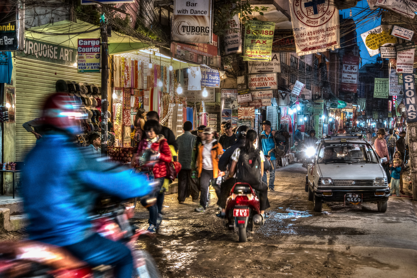 Nachtleben in Kathmandu