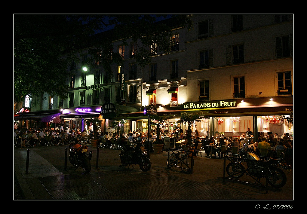 Nachtleben in Paris