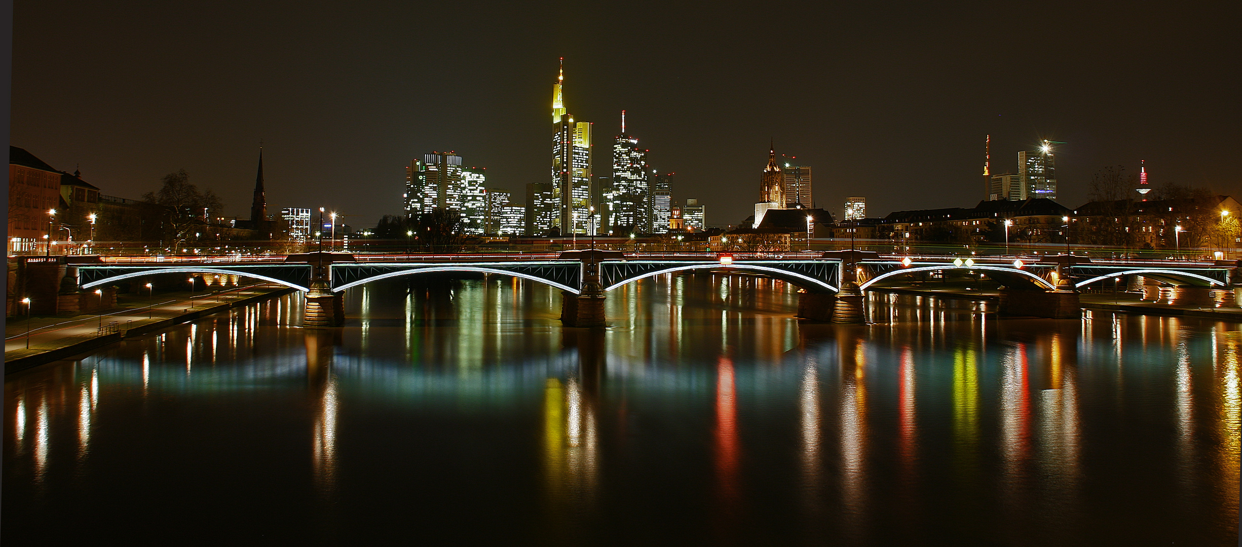 Nachtleuchten in Frankfurt