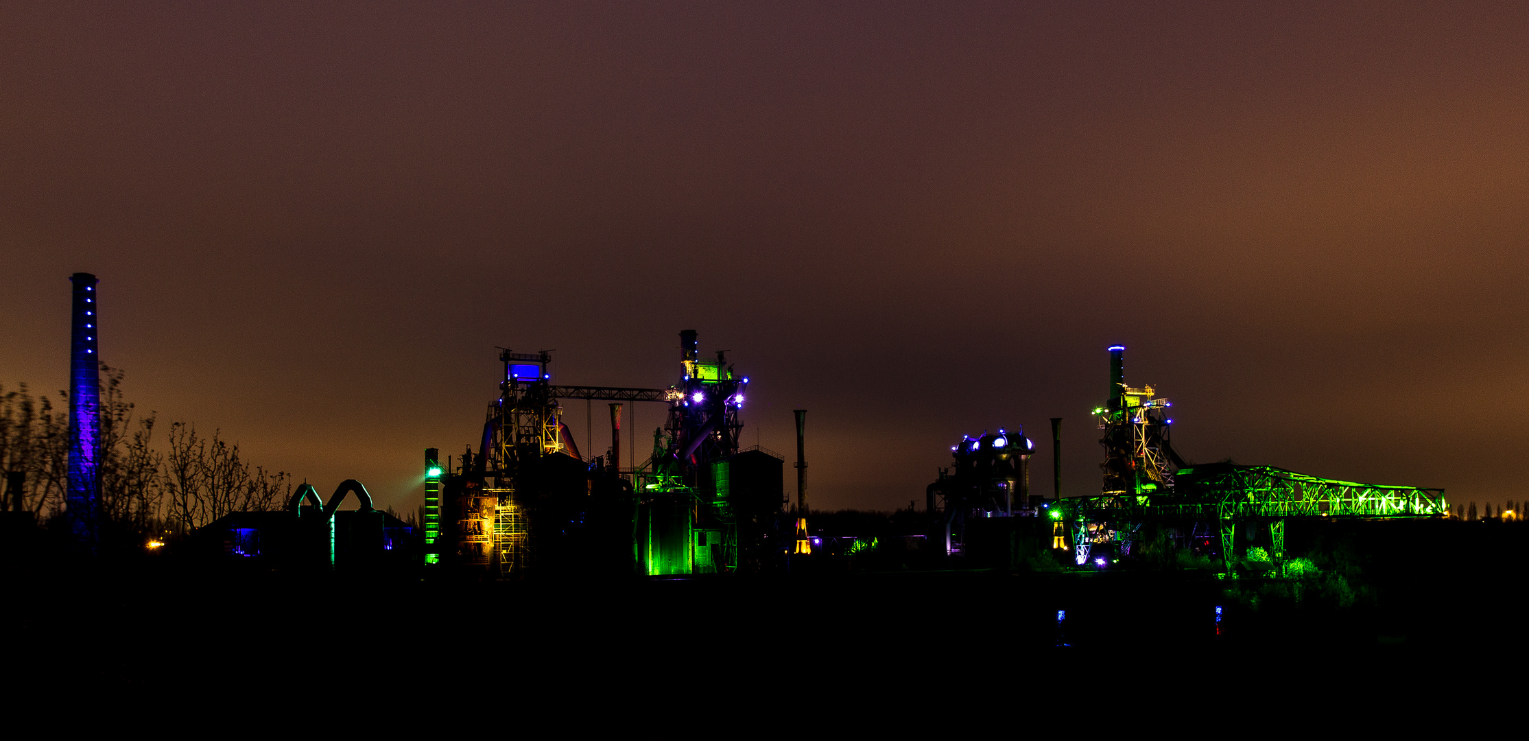 Nachtleuchten Landschaftspark Duisburg