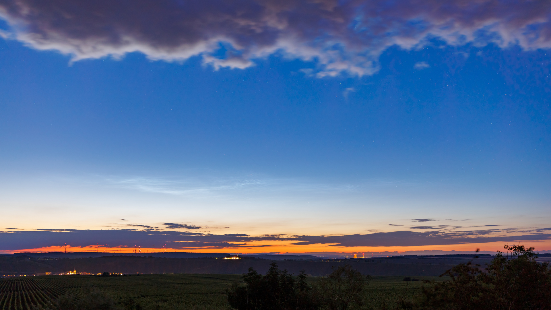 Nachtleuchtende Wolken - ein zarter Schleier