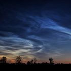 Nachtleuchtende Wolken in der Mittsommernacht - Öland/Schweden