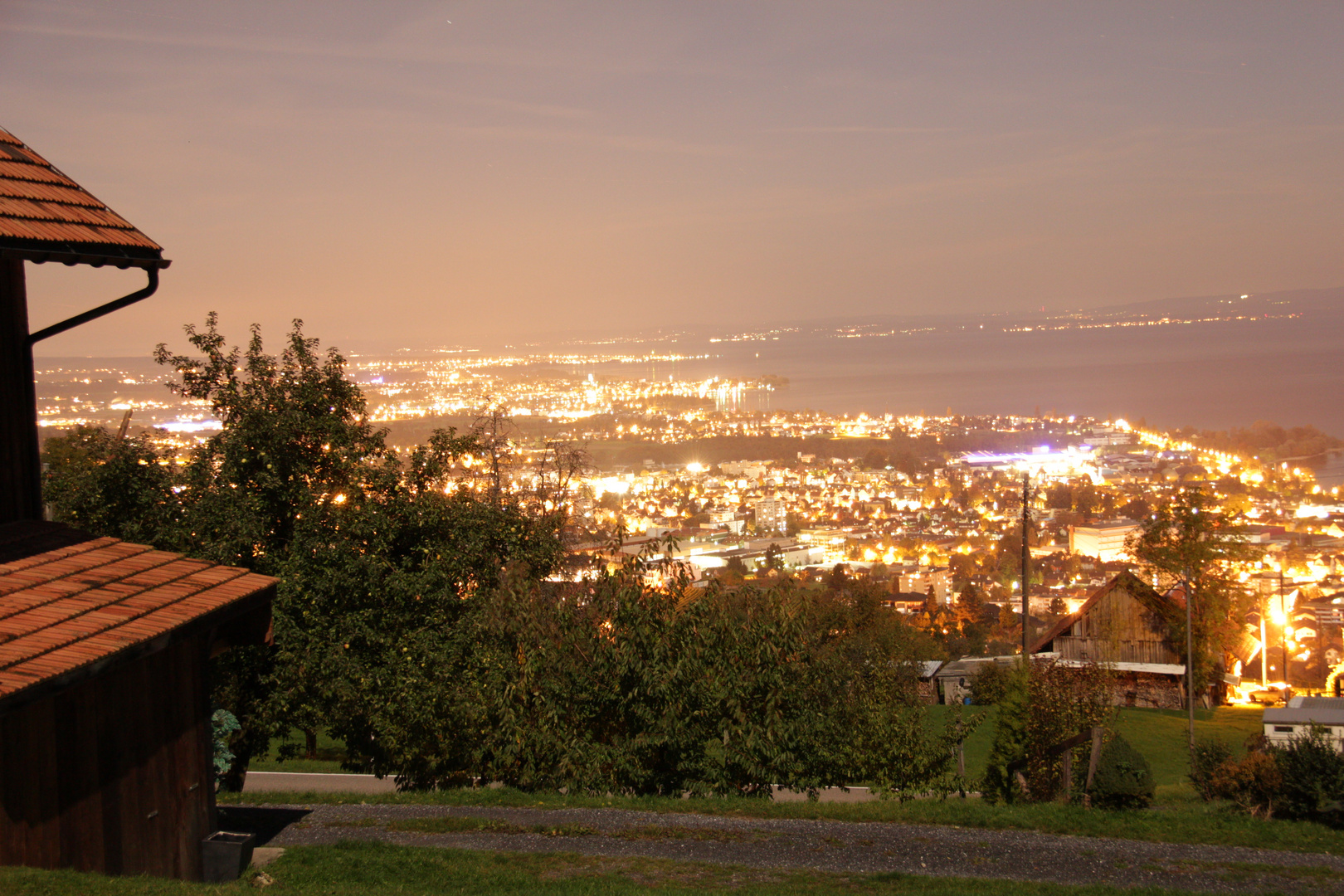 Nachtlichter am Bodensee