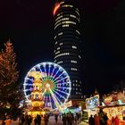 Nachtlichter in der Weihnachtszeit