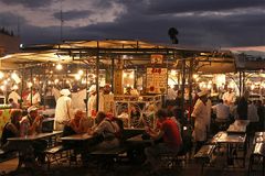 Nachtmarkt auf dem Djemaa el Fna