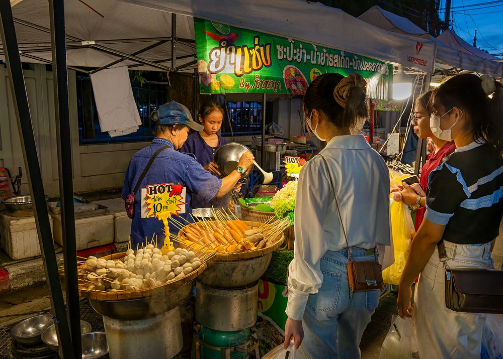 Nachtmarkt in Chiang Rai