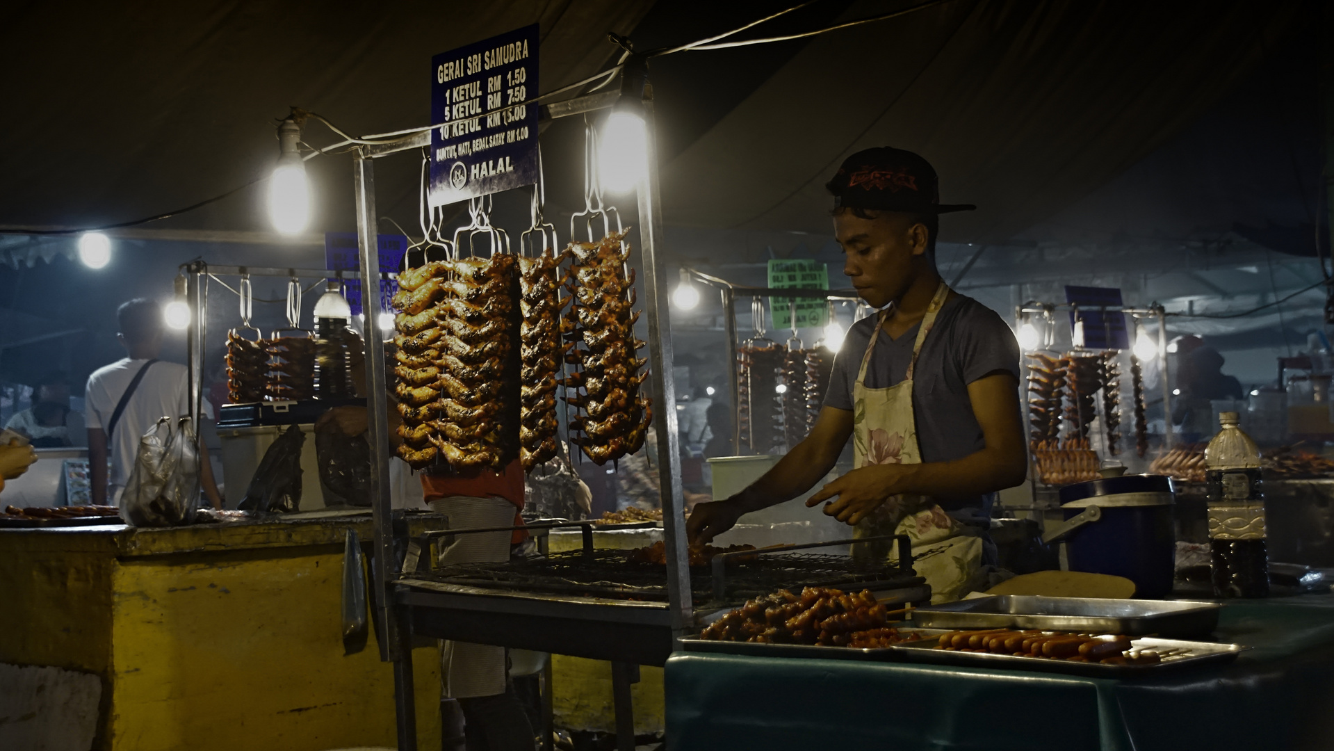 Nachtmarkt in Kota Kinabalu