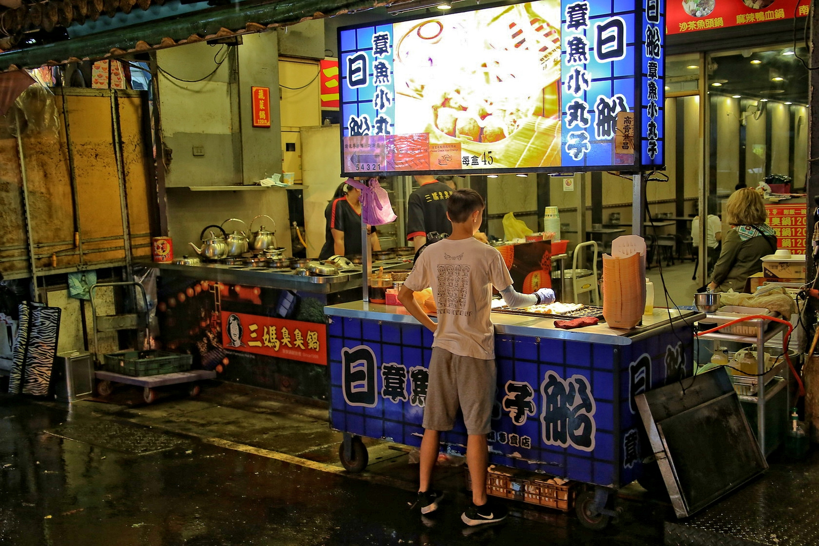 Nachtmarkt in Taipeh