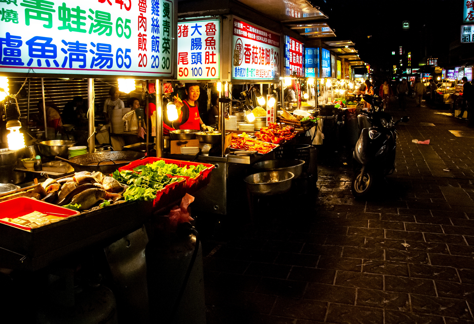 Nachtmarkt in Taipei