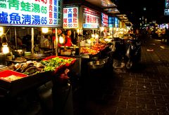 Nachtmarkt in Taipei