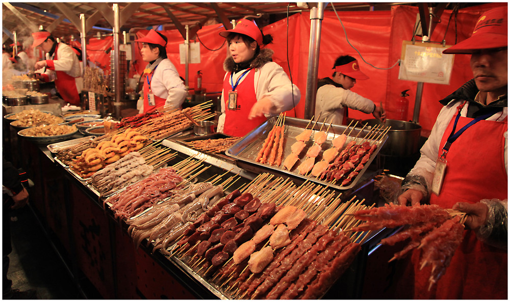 Nachtmarkt / Peking