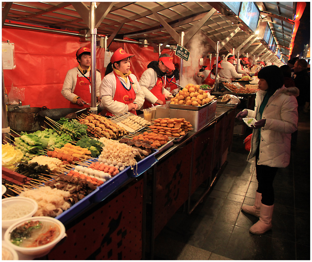 Nachtmarkt / Peking