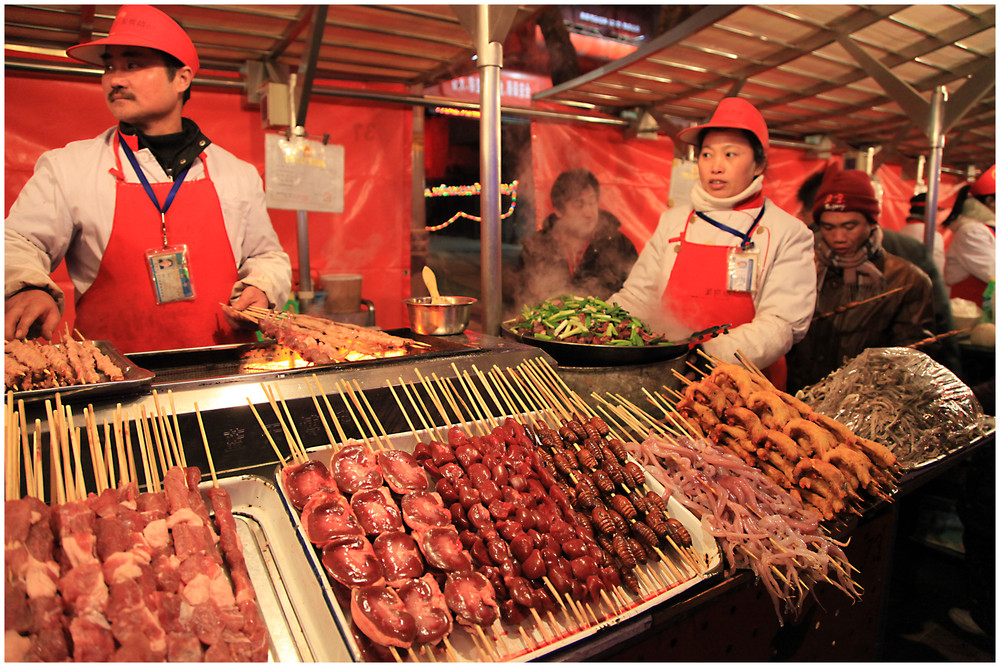 Nachtmarkt / Peking