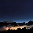 Nachtnebel am Watzmann