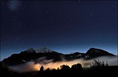 Nachtnebel am Watzmann