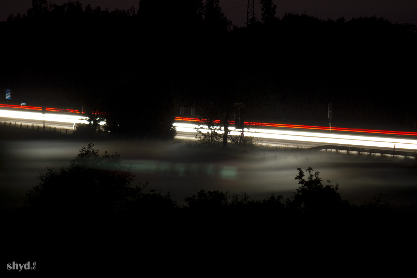 Nachtnebel an der A7