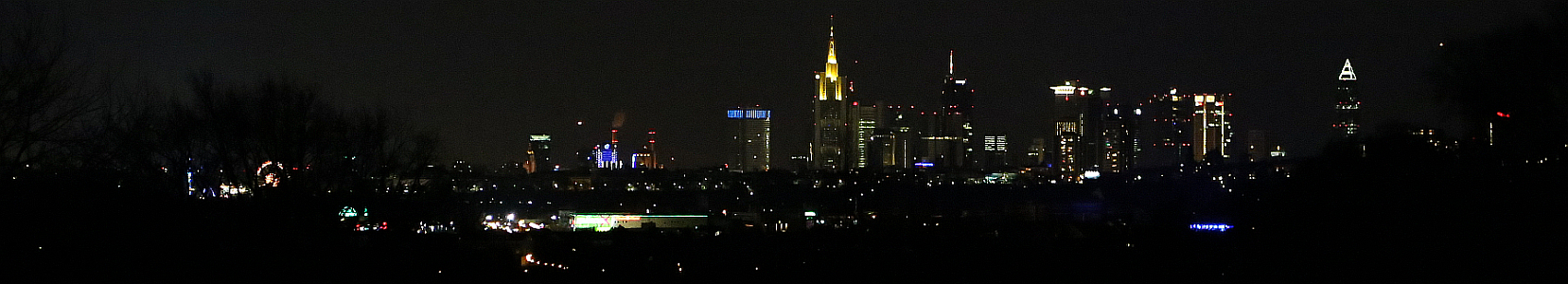 Nachtpanorama Frankfurt