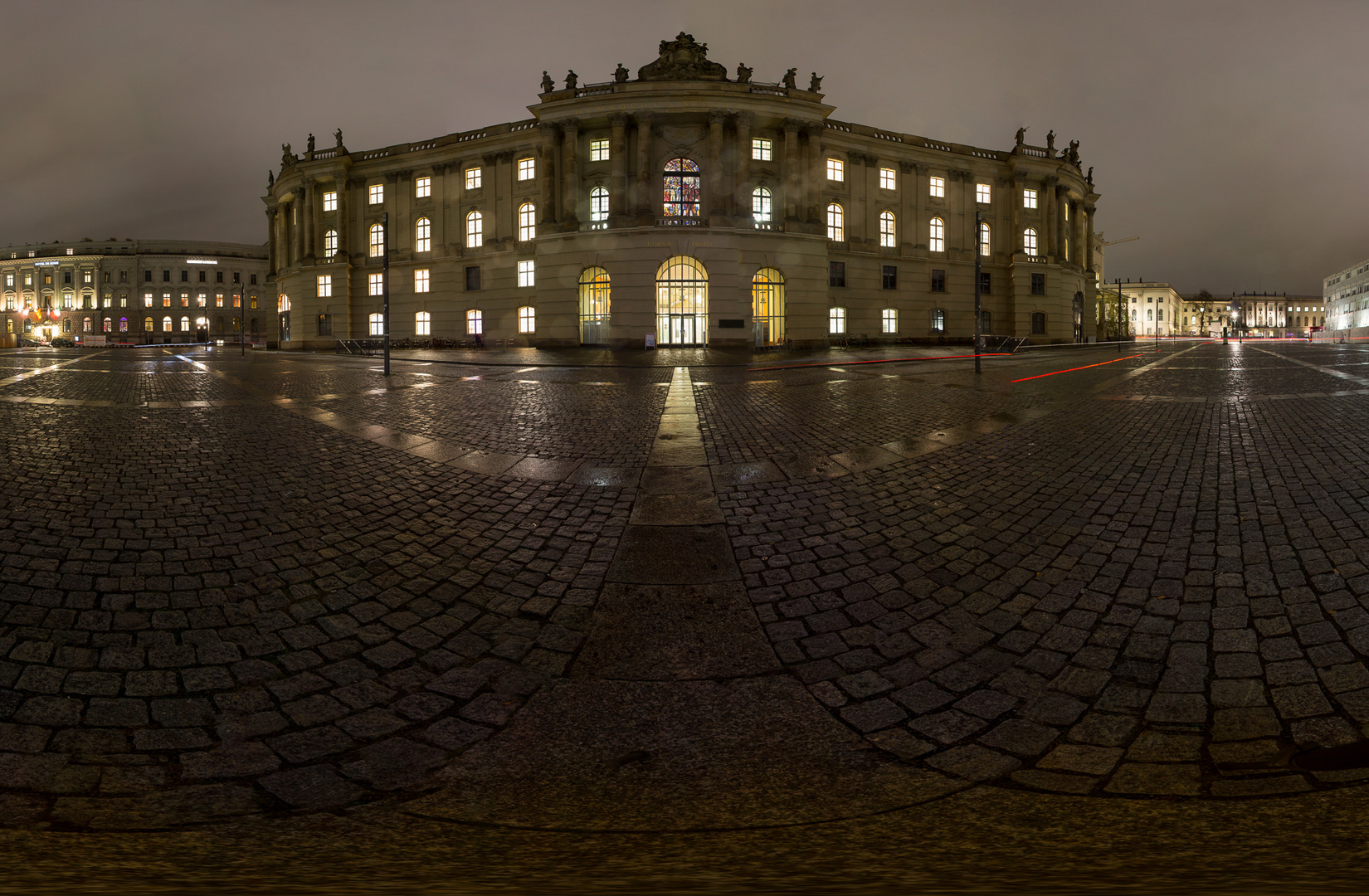 Nachtpanorama,  HU Berlin