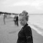 Nachtportrait am Strand, Modell "Lili"