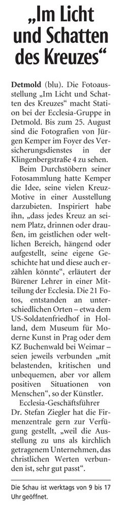 Nachtrag -1- Lippische Landeszeitung vom 6.7.2017