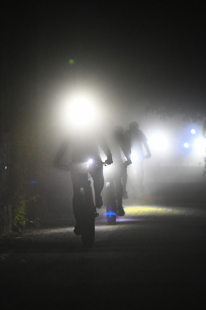 Nachtrennen im Landschaftspark Duisburg
