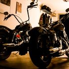 Nachtruhe für die Harleys des Nachbarn