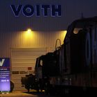 Nachtruhe im Werk, Voith, in Kiel, DG 2000, der OHE.
