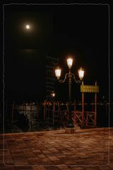 Nachts am Anleger - Venedig