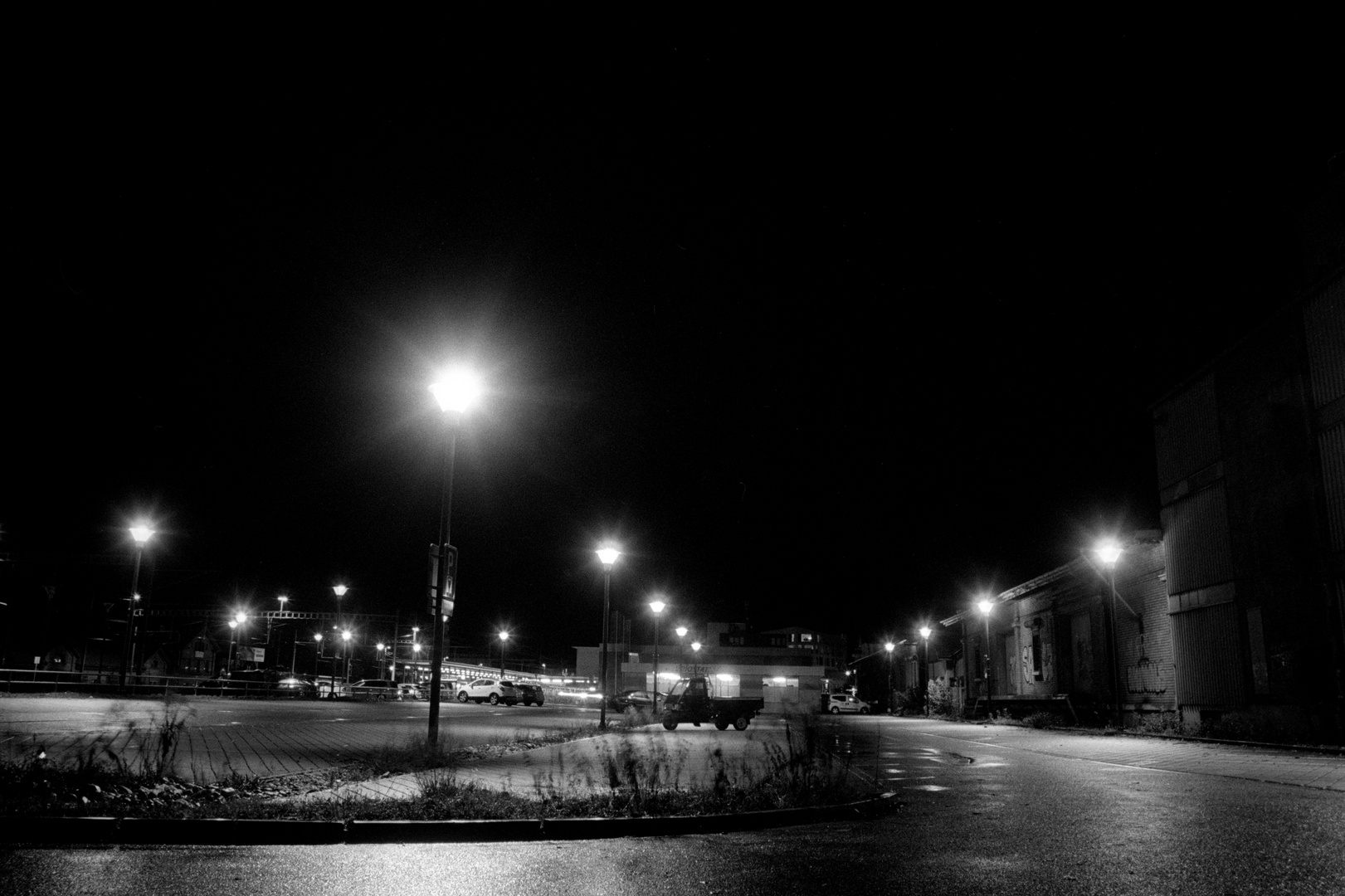 nachts am Bahnhof 7