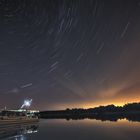 nachts am Beetzsee (startrail)