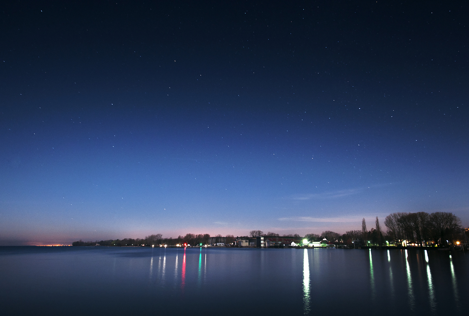 Nachts am Bodensee