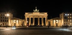 Nachts am Brandenburger Tor