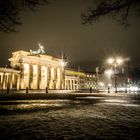 Nachts am Brandenburger Tor