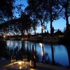 Nachts am Canal du Midi