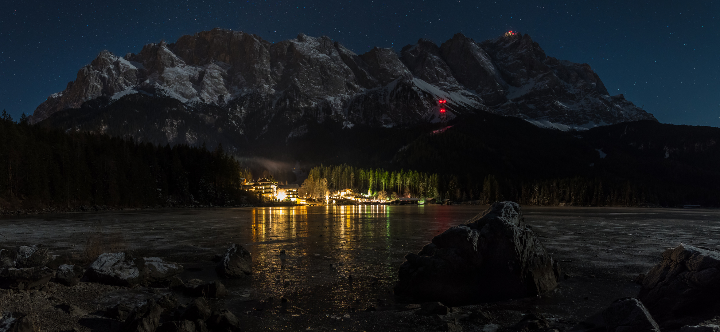 Nachts am Eibsee