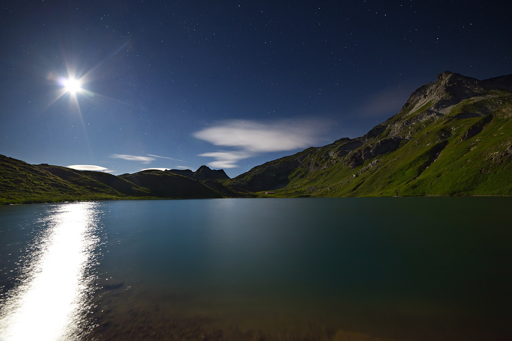 Nachts am Engeratsgundsee