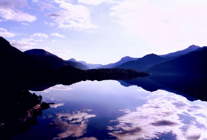 Nachts am Fjord