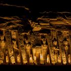 nachts am hathor-tempel in abu simbel