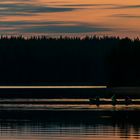nachts am Hossanjärvi (© Buelipix)