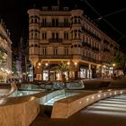 Nachts am Leopoldsplatz in Baden Baden