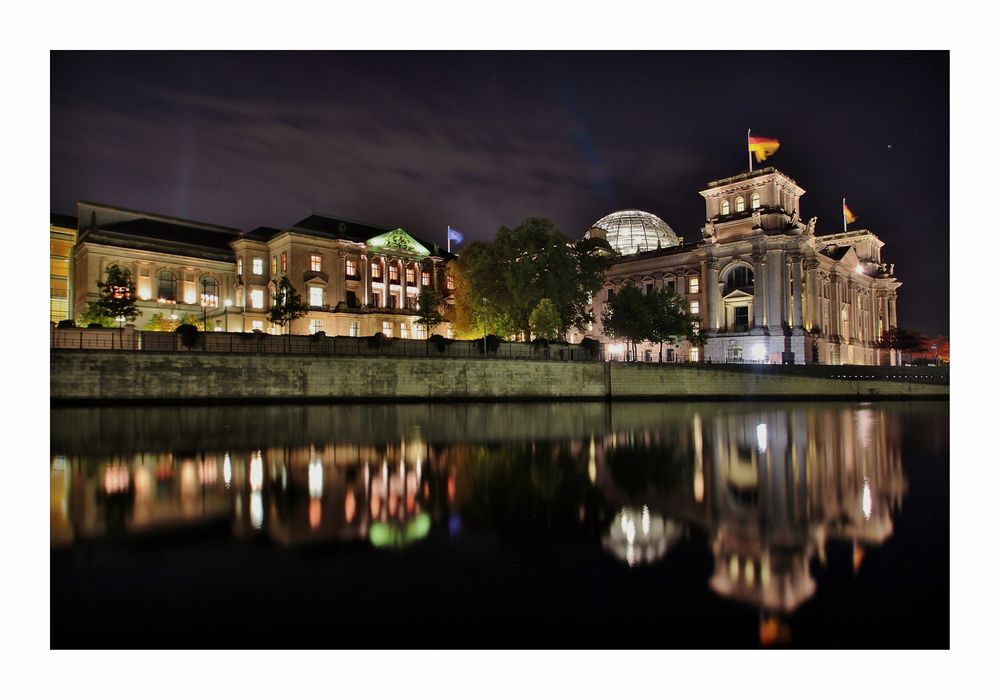 Nachts am Reichstag