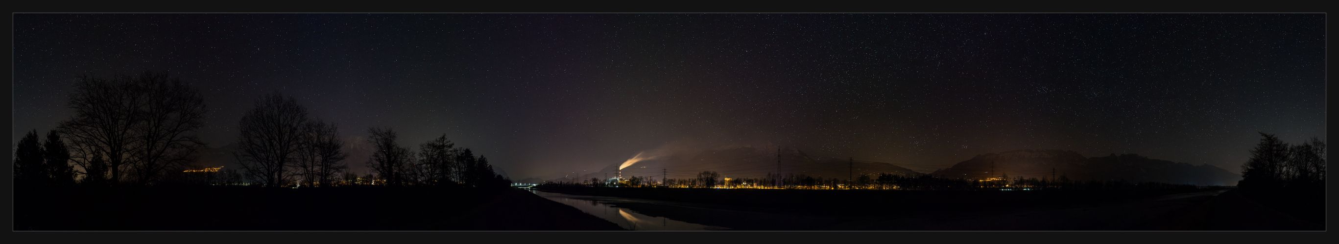 Nachts am Rhein