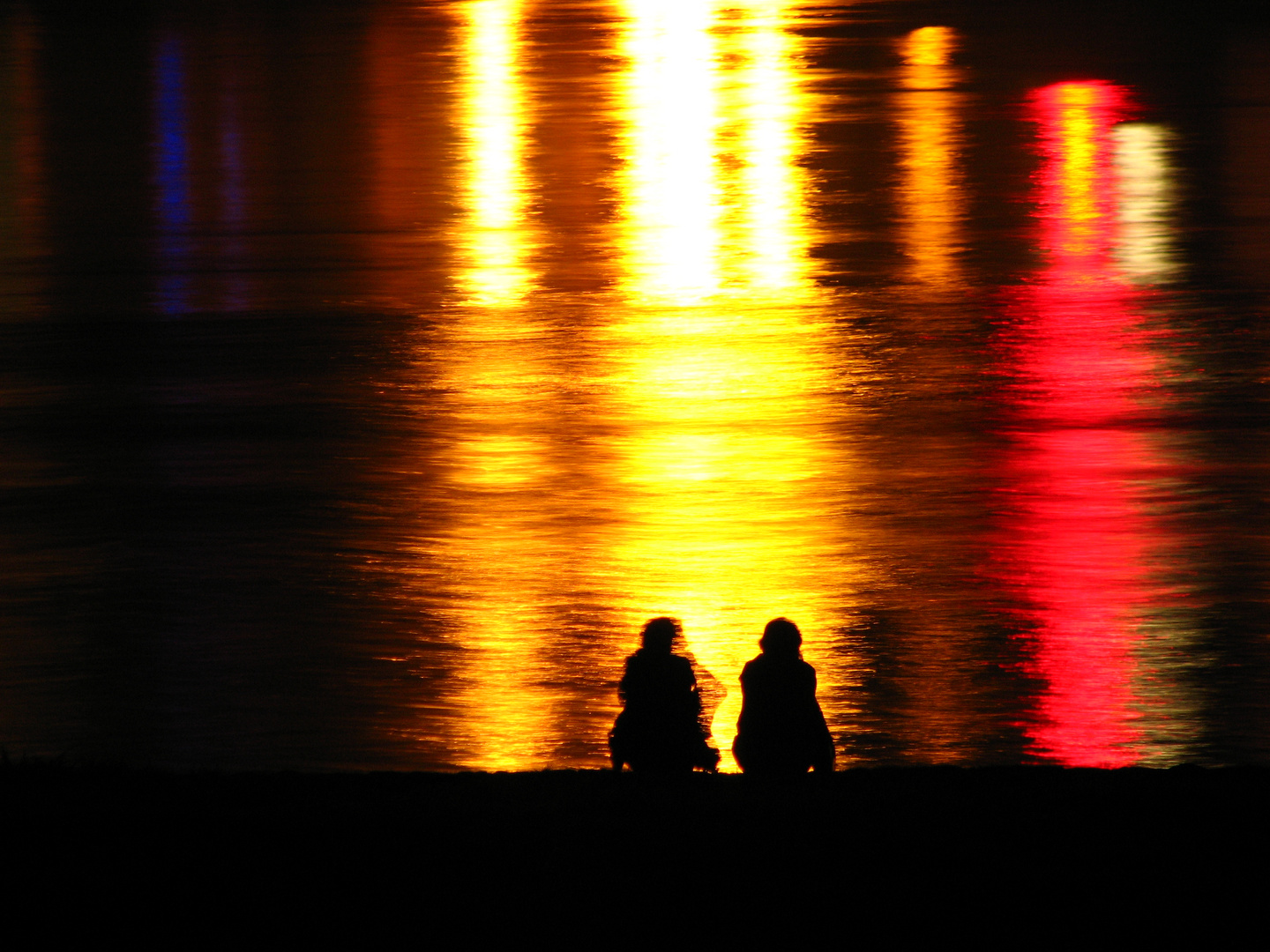 Nachts am Rhein