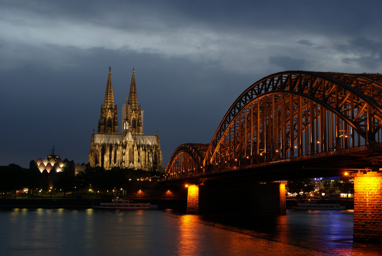 Nachts am Rhein