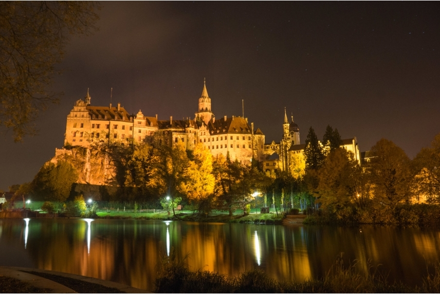 nachts am Schloss Sigmaringen