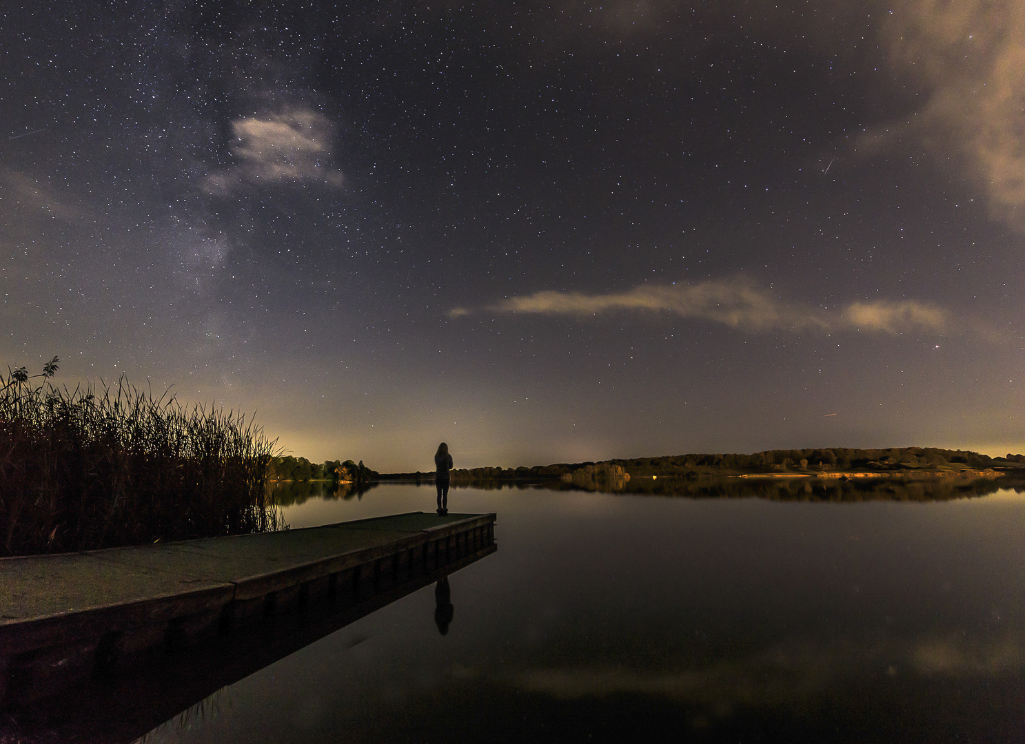 Nachts am See