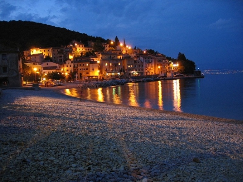 Nachts am Strand