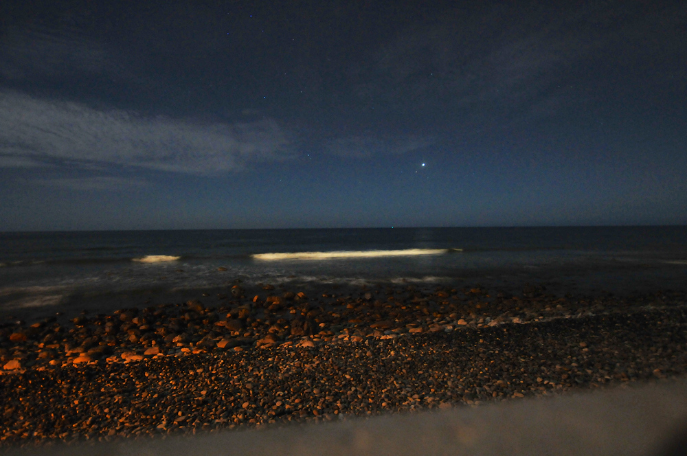 Nachts am Strand